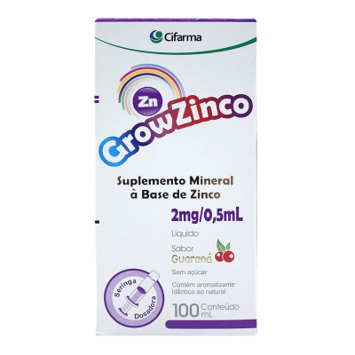 Grow Zinco Solução 100mL