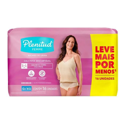 Plenitud Active Feminina G-XG 16 Unidades