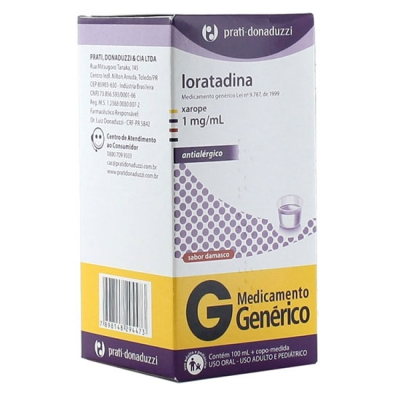 Loratadina Xarope 100mL