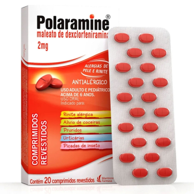 Polaramine 2mg 20 Comprimidos