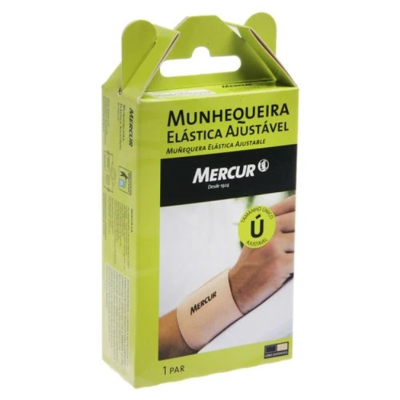 Munhequeira Elástica 2 Unidades Preta