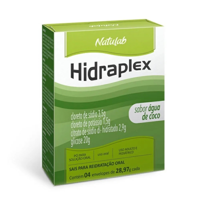 Hidraplex 4 Envelopes Água de Coco