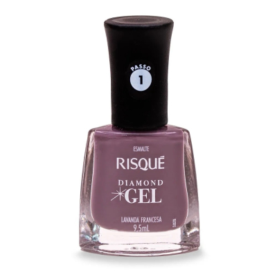 Esmalte Risque Gel Diamond Lavanda Francesa 9,5mL