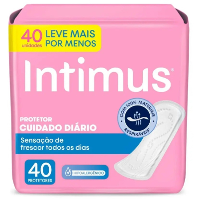 Protetor Diário Intimus 40 Unidades Perfume