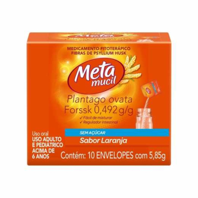 Metamucil 10 Sachês Laranja