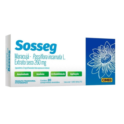 Sosseg 260mg 20 Comprimidos