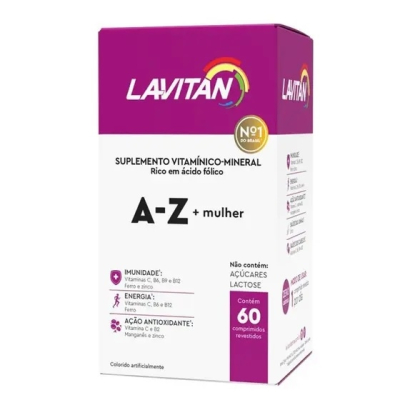 Lavitan Mulher 60 Comprimidos