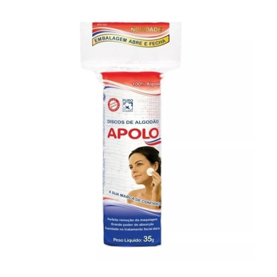 Algodão Apolo 35g Disco Ziplock 