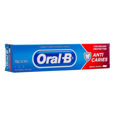 Creme Dental Oral B 123 70g Anti Cáries