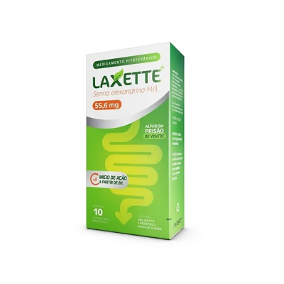 Laxette 55,6mg 10 Comprimidos