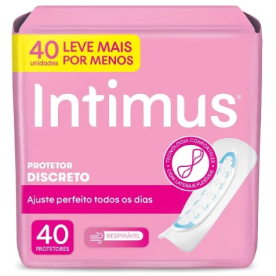 Protetor Diário Intimus 40 Unidades Flexi