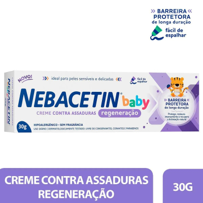 Nebacetin Baby Regeneração 30g
