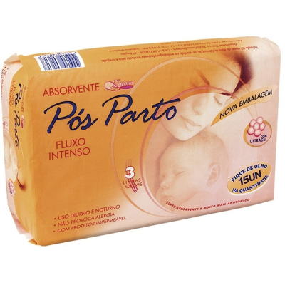 Absorvente Pós Parto 15 Unidades