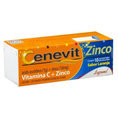 Cenevit Zinco 10 Comprimidos Efervescentes
