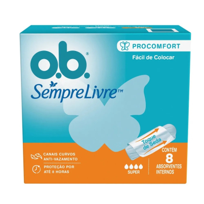 Absorvente OB Procomfort 8 Unidades Super