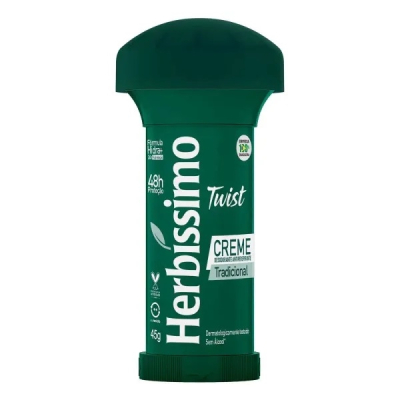 Desodorante Herbissimo Creme Twist 45g Tradicional