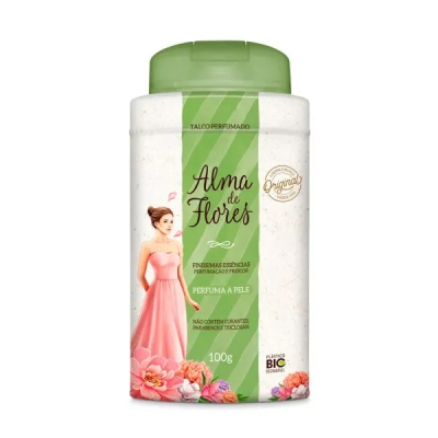 Talco Alma de Flores 100g Finissimas Essências