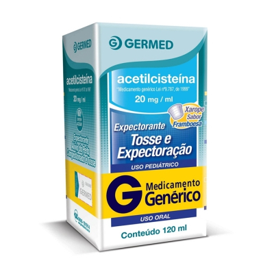 Acetilcisteina 20mg Xarope Infantil 120mL