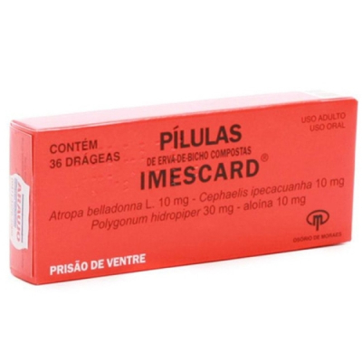 Pilulas Imescard 36 Drágeas