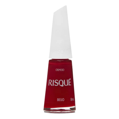 Esmalte Risque Vermelho 8mL Beijo