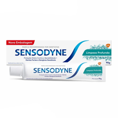 Creme Dental Sensodyne 90g Limpeza Profunda