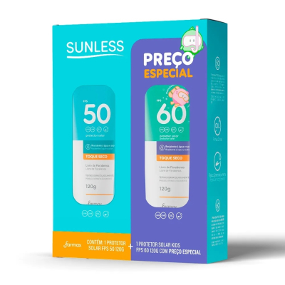 Sunless Kit FPS50 120g+Kids FPS60 120g