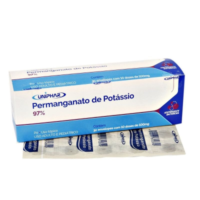 Permanganato de Potassio 10 Doses 100mg Uniphar Envelope