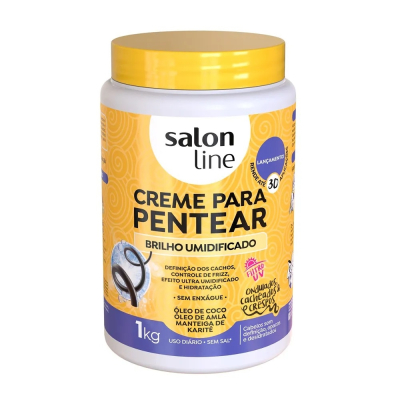 Creme de Pentear Salon Line 1Kg Brilho Umidificado
